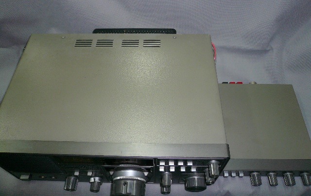 画像: ヤエス　FRG-7700　FRT-7700　受信機とアンテナチューナー